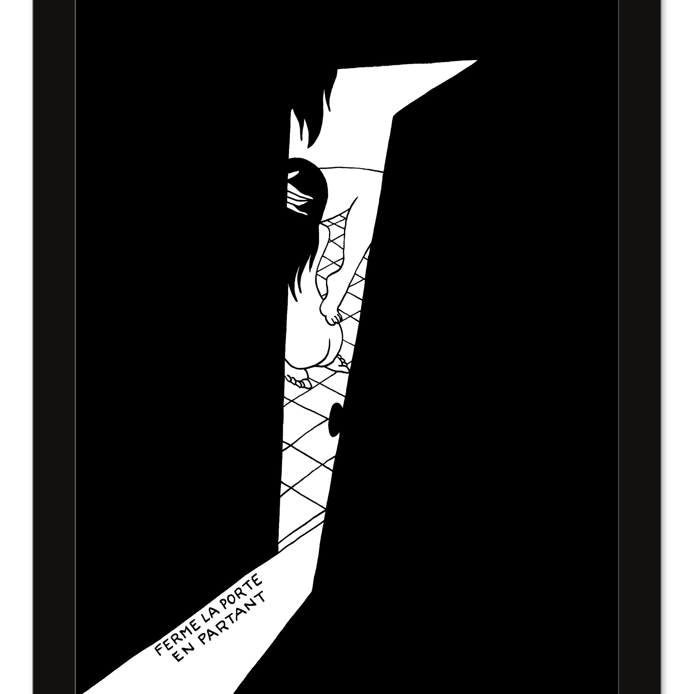 Petites Luxures - "Ferme La Porte En Partant" Print - Spoke Art