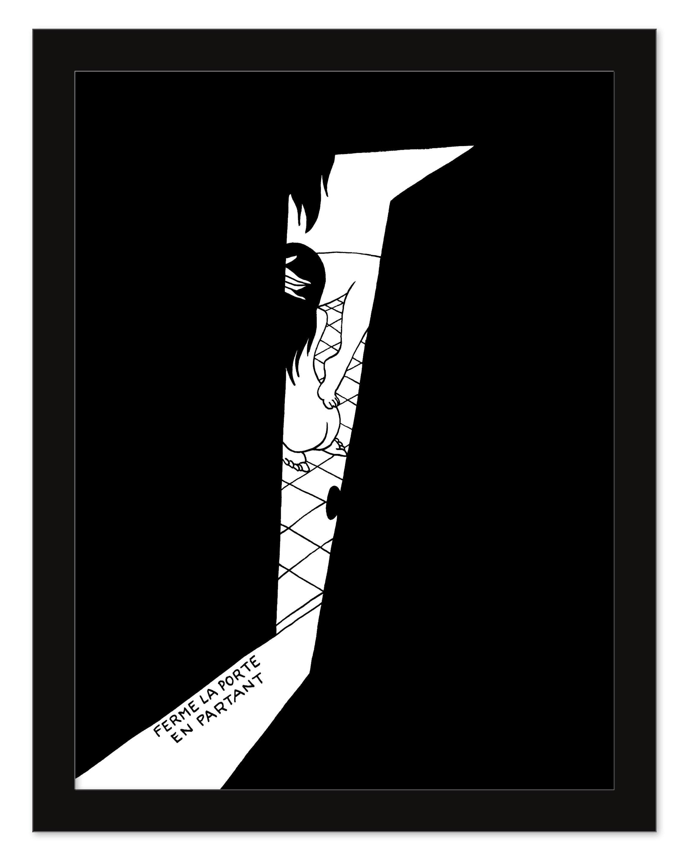 Petites Luxures - "Ferme La Porte En Partant" Print - Spoke Art