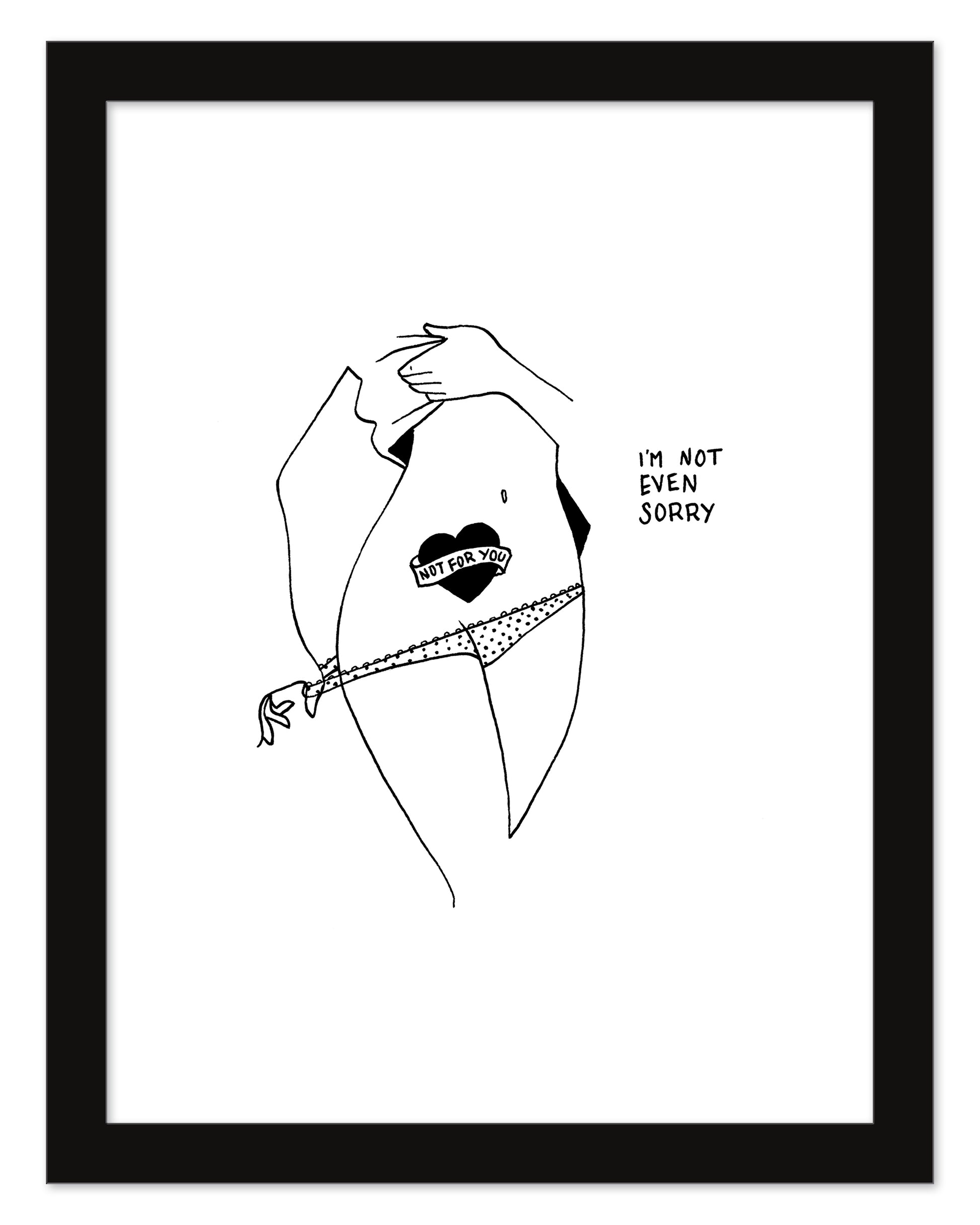 Petites Luxures - "I'm Not Even Sorry" Print - Spoke Art