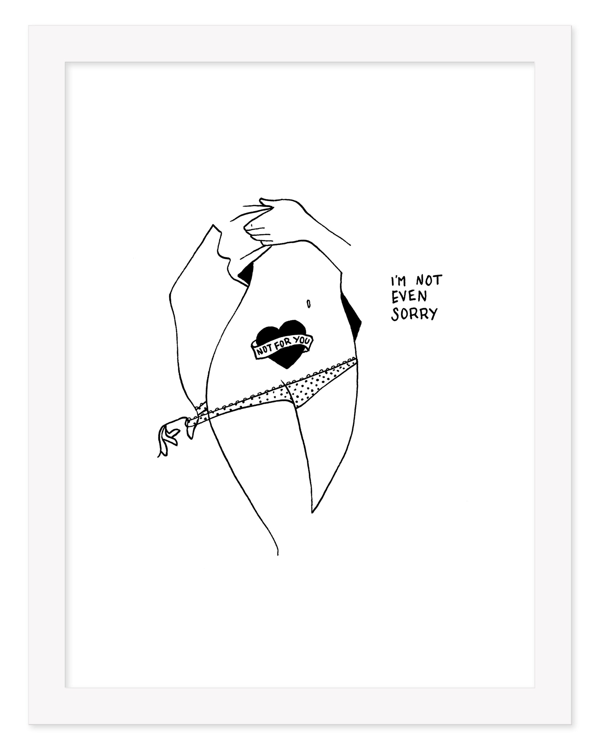Petites Luxures - "I'm Not Even Sorry" Print - Spoke Art