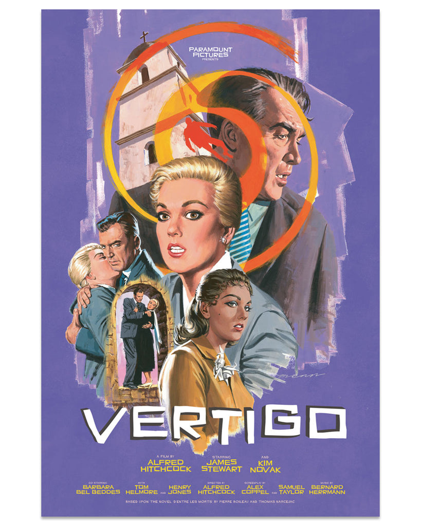 Paul Mann Vertigo limited edition print for Roxie Theater San Franisco