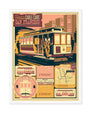 Telegramme Paper - "The Famous Cable Cars of San Francisco " - Spoke Art