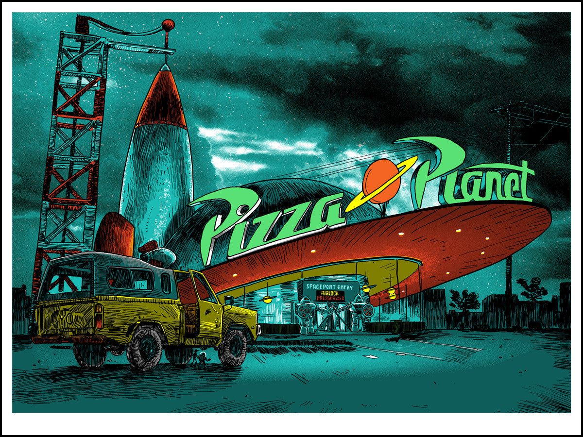 Tim Doyle - "It's a Spaceship" (GID Variant) - Spoke Art