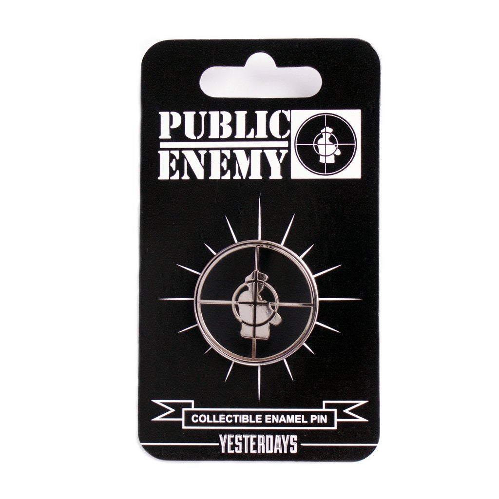 Public Enemy Enamel Pin - Spoke Art