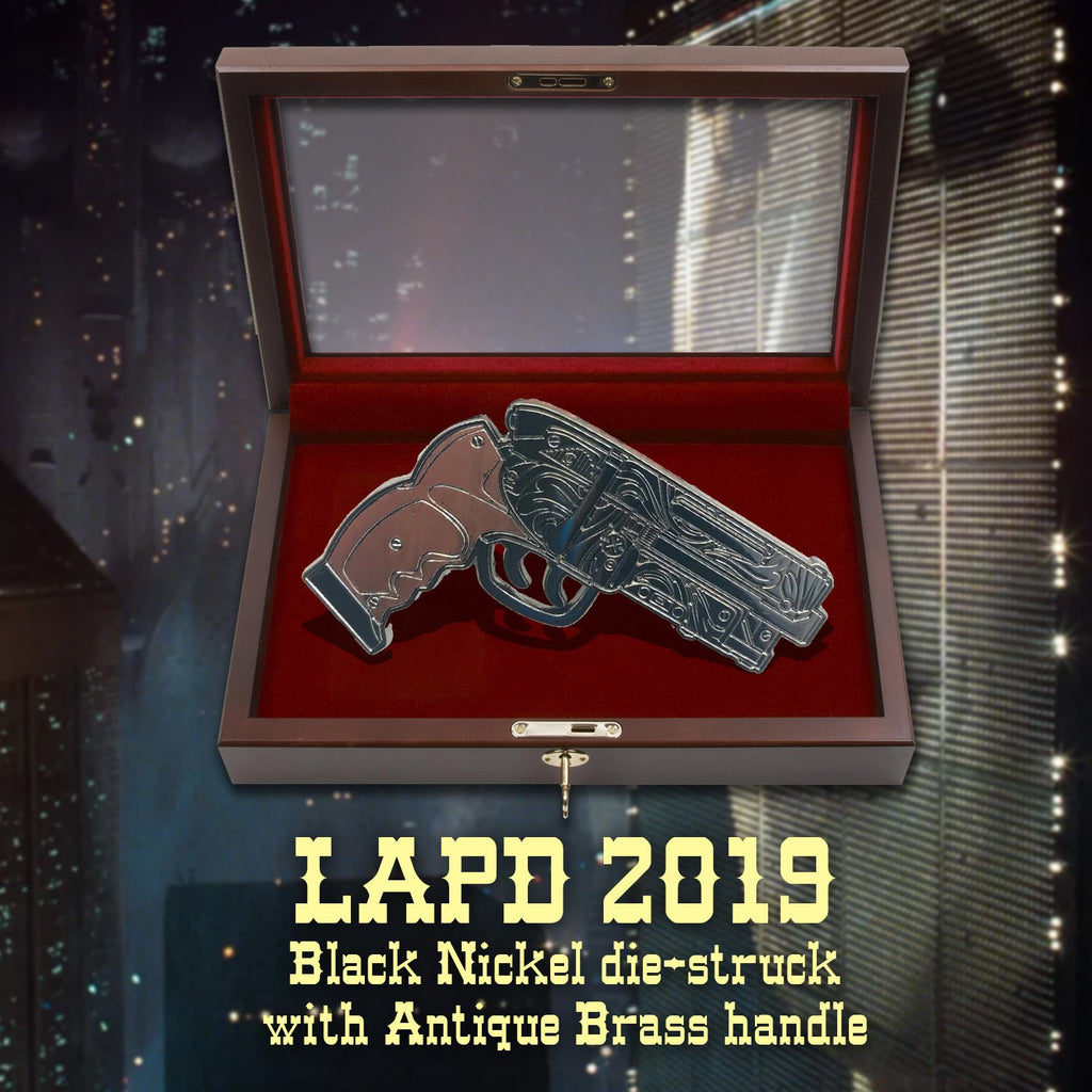 Clay Graham - "Retro Gunslinger - Blade Runner (LAPD 2019)" Enamel Pin - Spoke Art