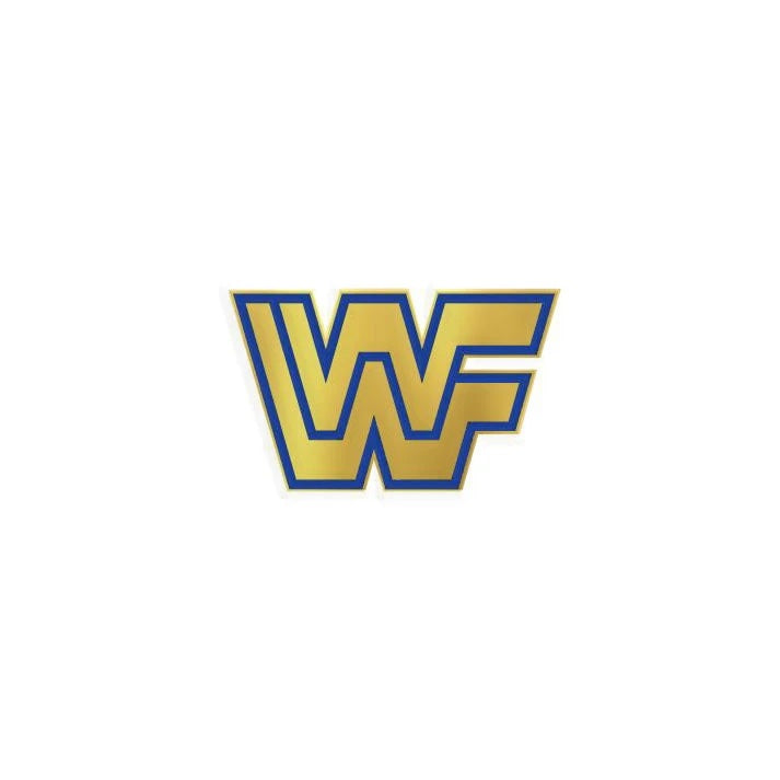 Retro Era WWF Logo Enamel Pin - Spoke Art