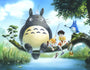 Reuben Negron - "Totoro Fishing (after Studio Ghibli)" - Spoke Art