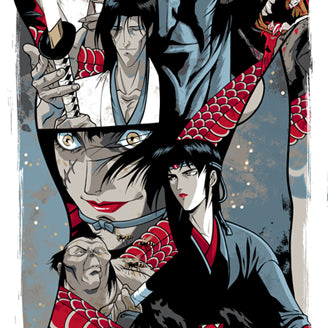 Rhys Cooper - "Ninja Scroll" print - Spoke Art