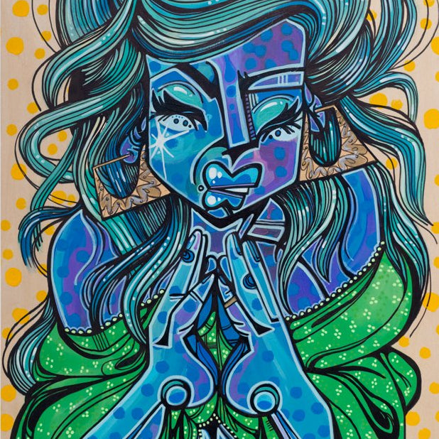 DELVS - Untitled (blue) - Spoke Art