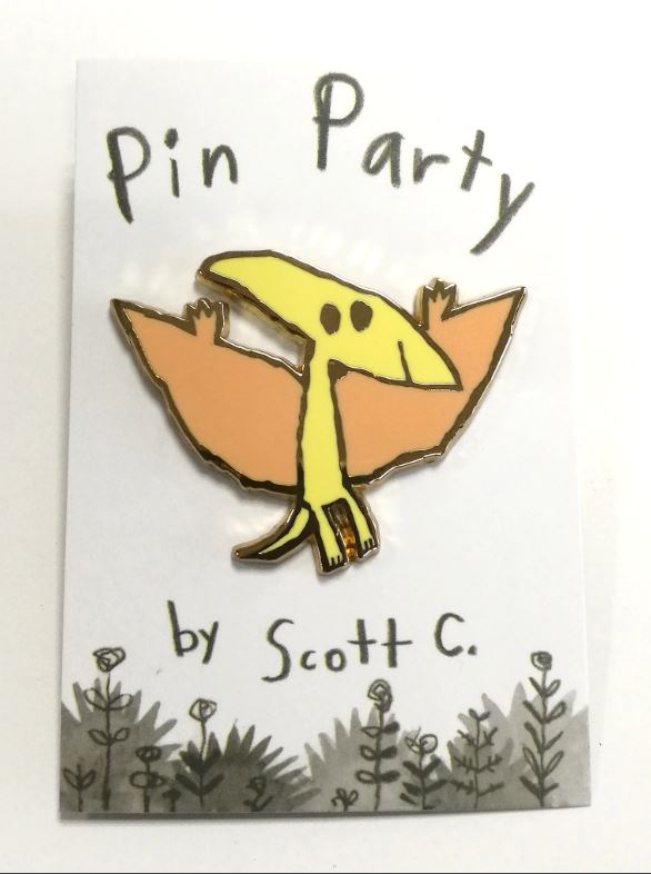 Scott C. - "Dactyl" Enamel Pin - Spoke Art