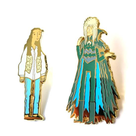 Scott C. - "The Girl & the King of Goblins" Enamel Pin Set - Spoke Art