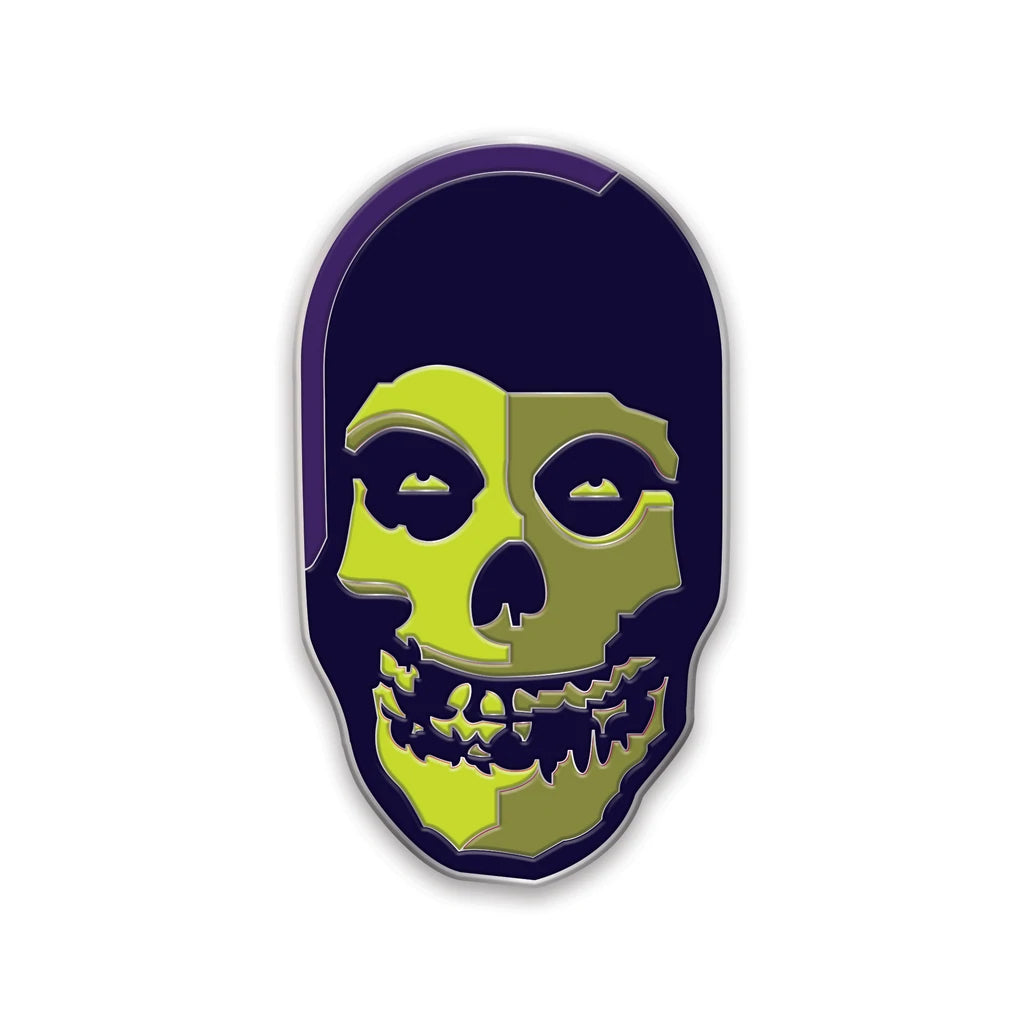 Misfits fiend skull Green by Tom Whalen enamel pin