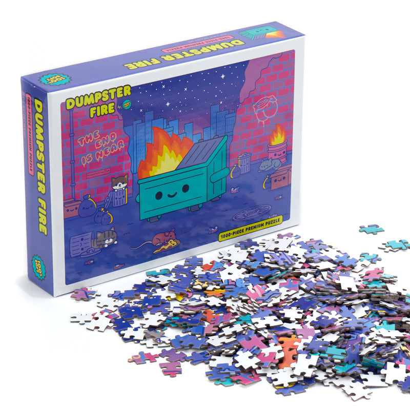 100% Soft - "Dumpster Fire" Puzzle - Spoke Art