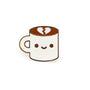 100% Soft - "Broken Heart Coffee" Enamel Pin - Spoke Art