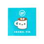 100% Soft - "Broken Heart Coffee" Enamel Pin - Spoke Art