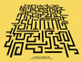 A striking promotional poster by Brandon Schaefer reimagines classic movie art, featuring a stylized maze with The Shining embedded within it. The screen print displays black graphics on a yellow background, with A Stanley Kubrick Film elegantly placed beneath.
