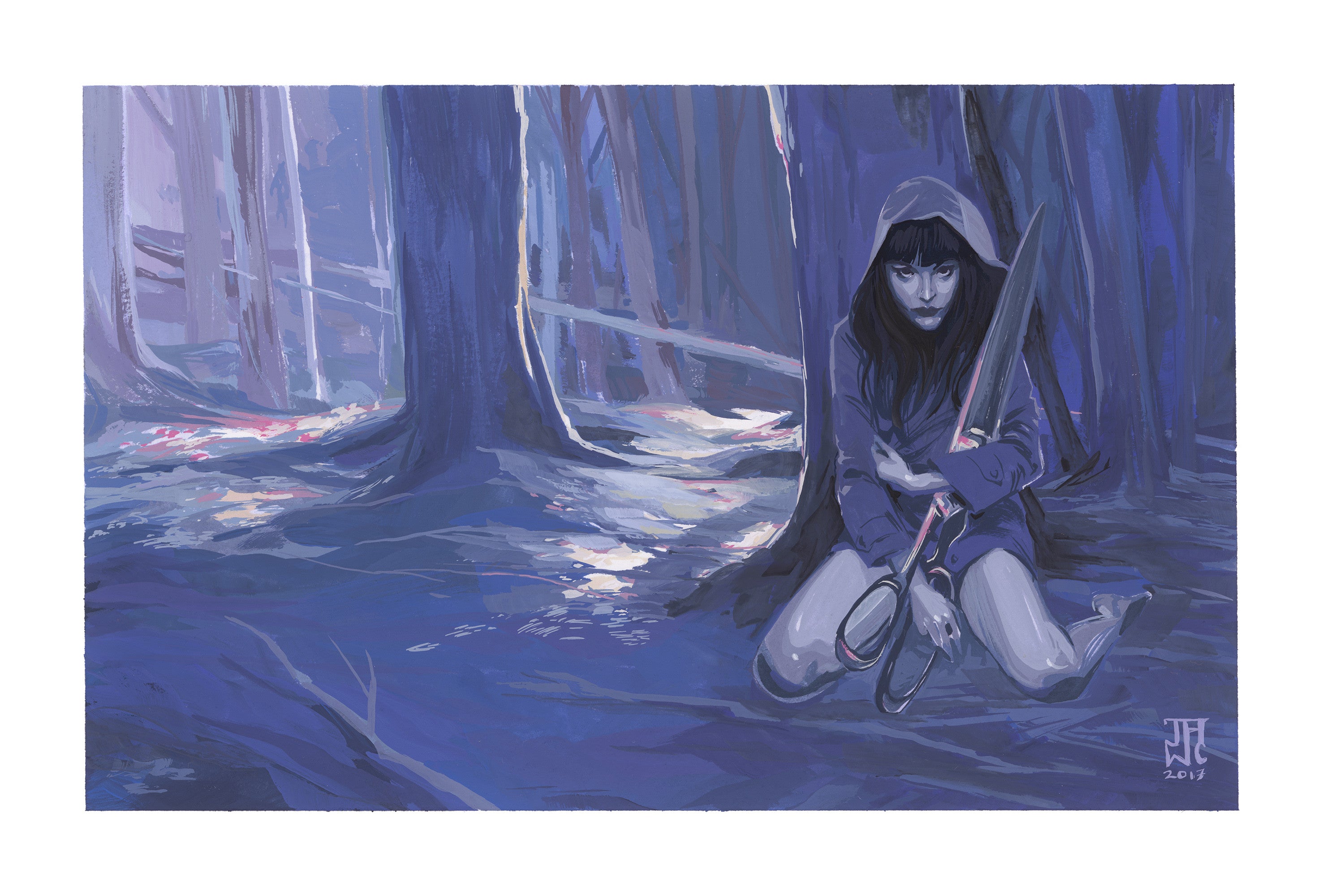 J.A.W. Cooper - "Scissors" - Spoke Art