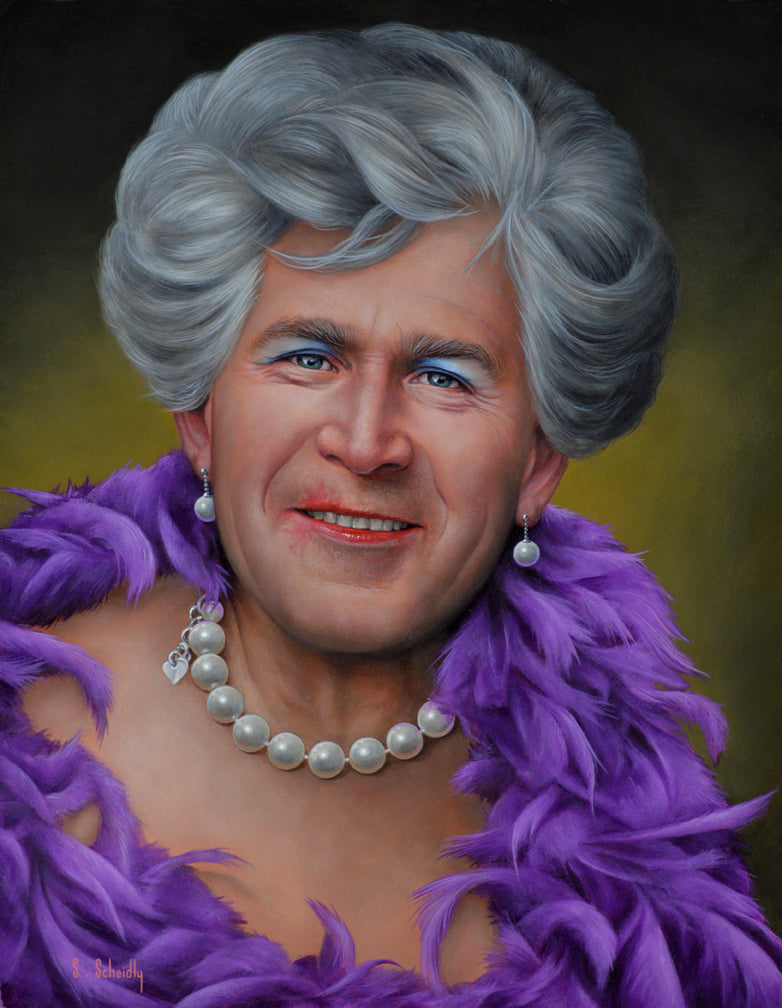 Scott Scheidly - "George W" - Spoke Art
