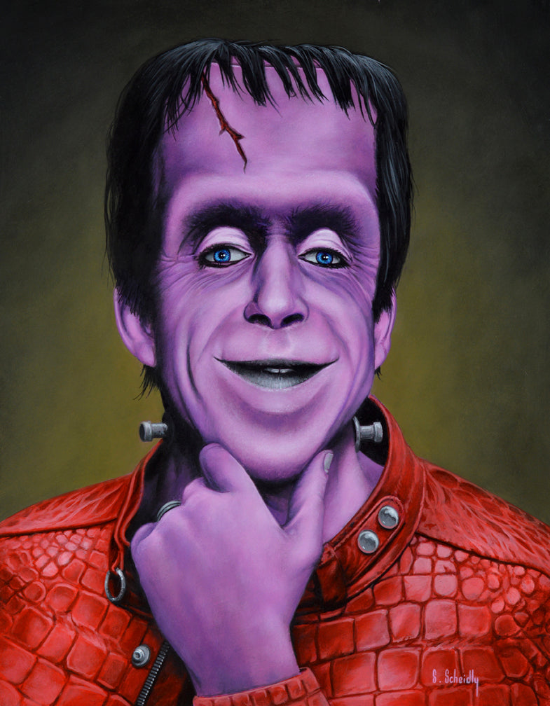 Scott Scheidly - "Herman Munster" - Spoke Art