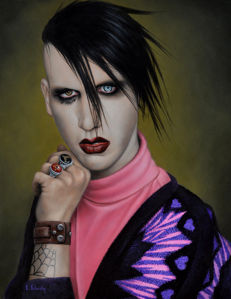 Scott Scheidly - "Marilyn Manson" - Spoke Art