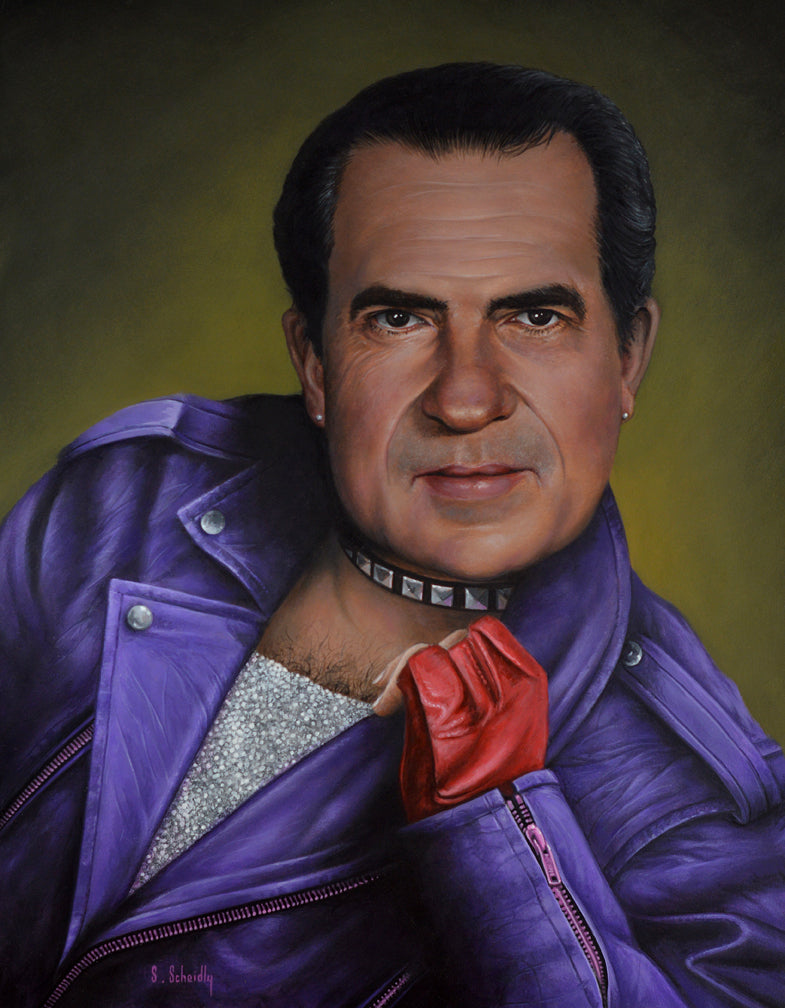 Scott Scheidly - "Richard Nixon" - Spoke Art