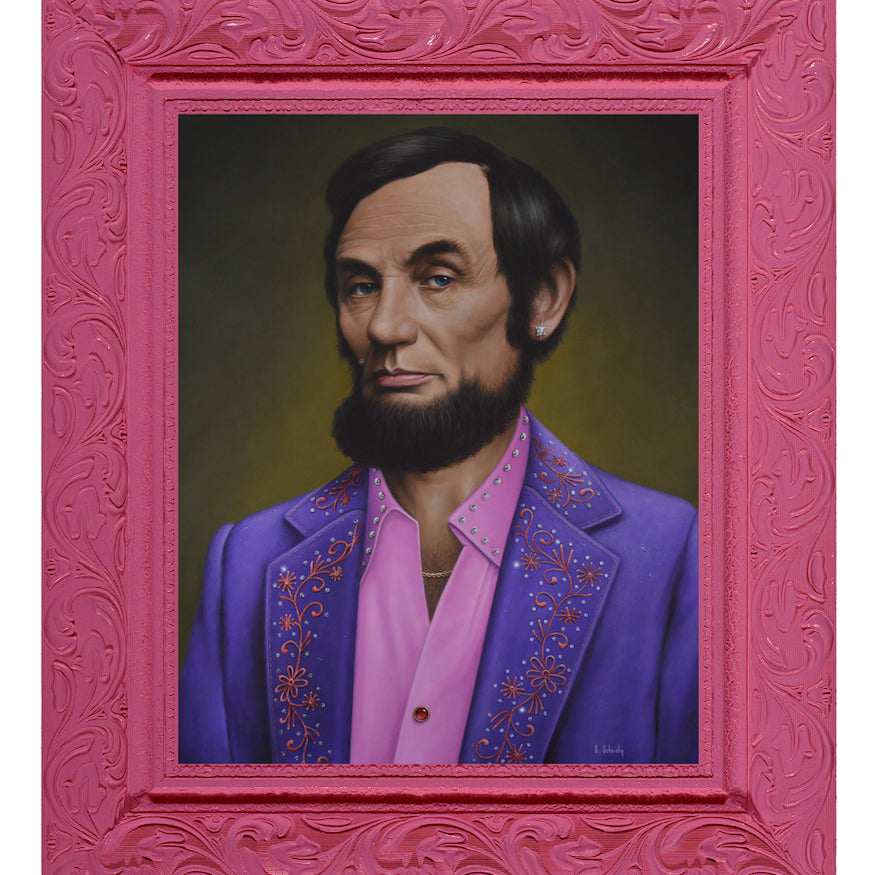 Scott Scheidly - "Babraham Lincoln" - Spoke Art