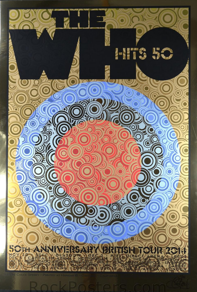 Chuck Sperry - "The Who, 50th Anniversary British Tour" - Spoke Art