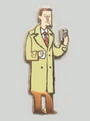 Agent Coop Pin - Spoke Art