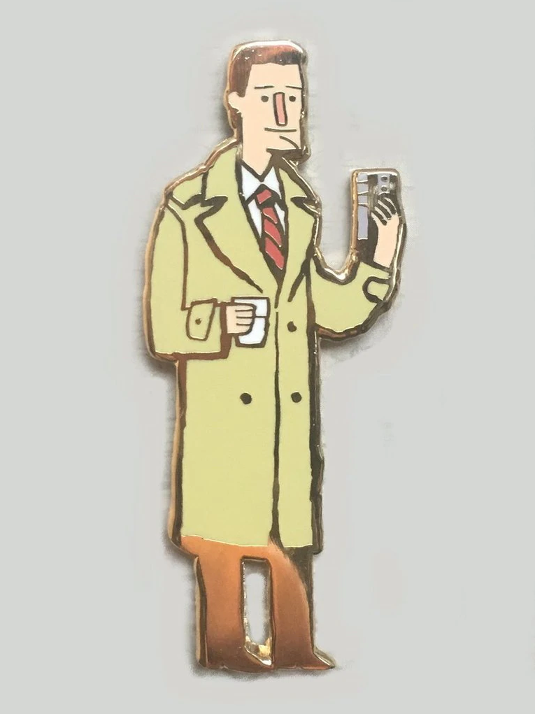 Agent Coop Pin - Spoke Art