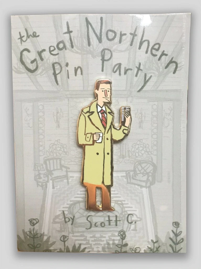 Agent Coop Pin - Spoke Art