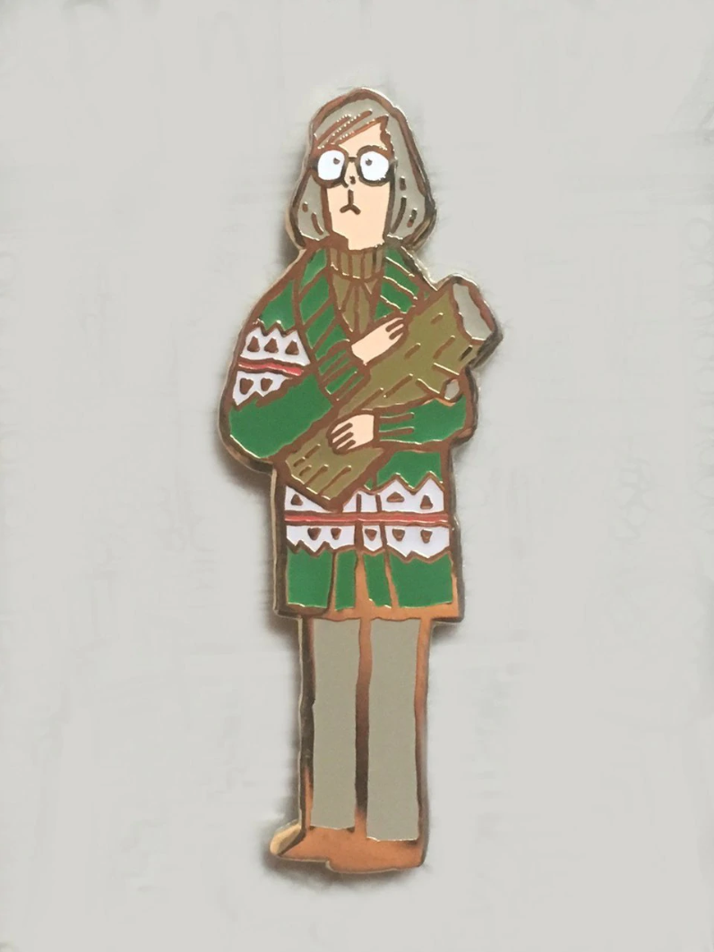 Log Lady Pin - Spoke Art