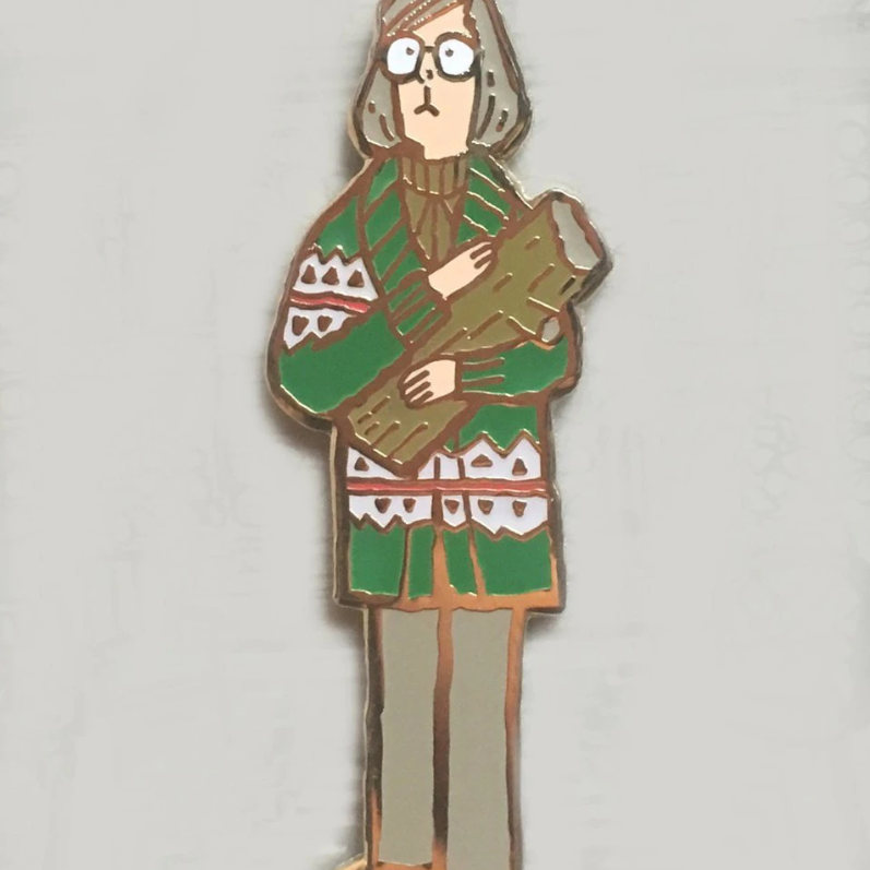 Log Lady Pin - Spoke Art