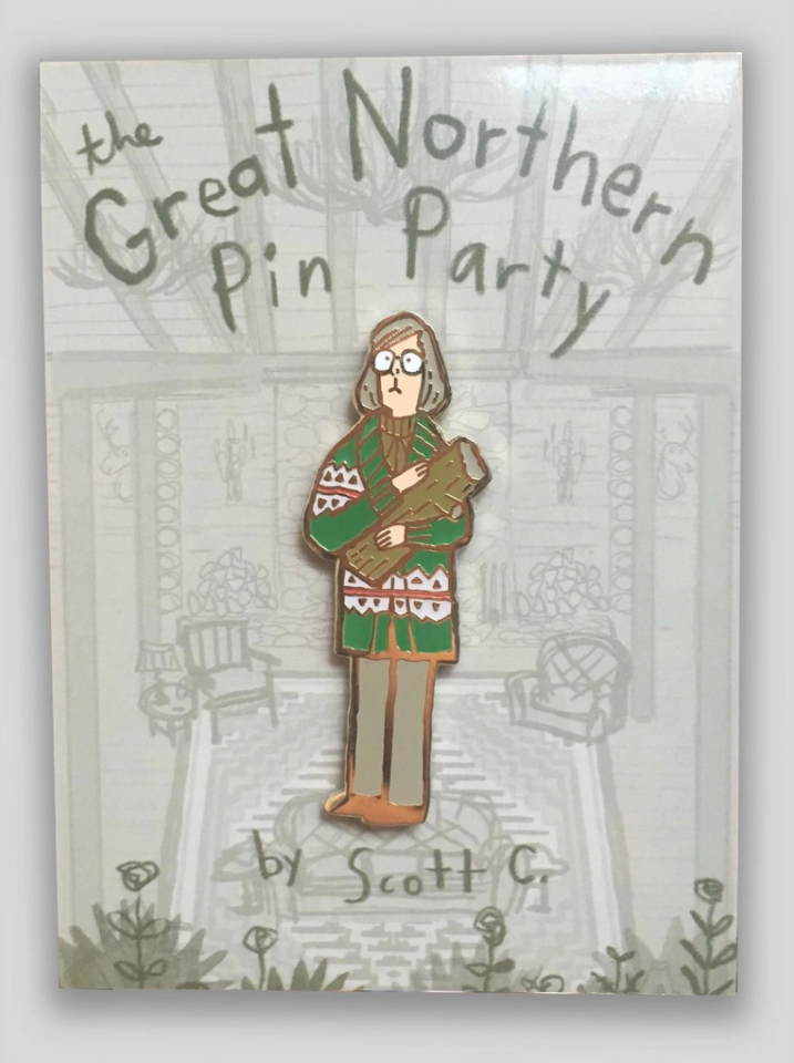 Log Lady Pin - Spoke Art
