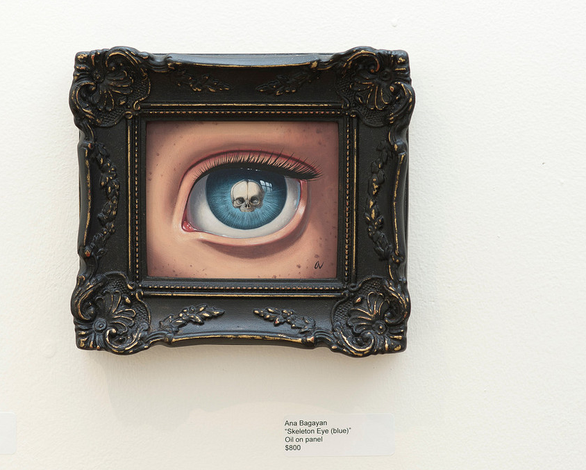 Ana Bagayan - "Skeleton Eye (blue)" - Spoke Art