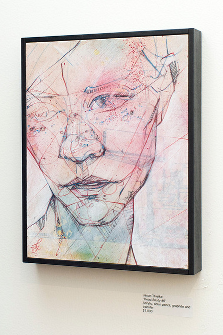 Jason Thielke - "Head Study #6" - Spoke Art