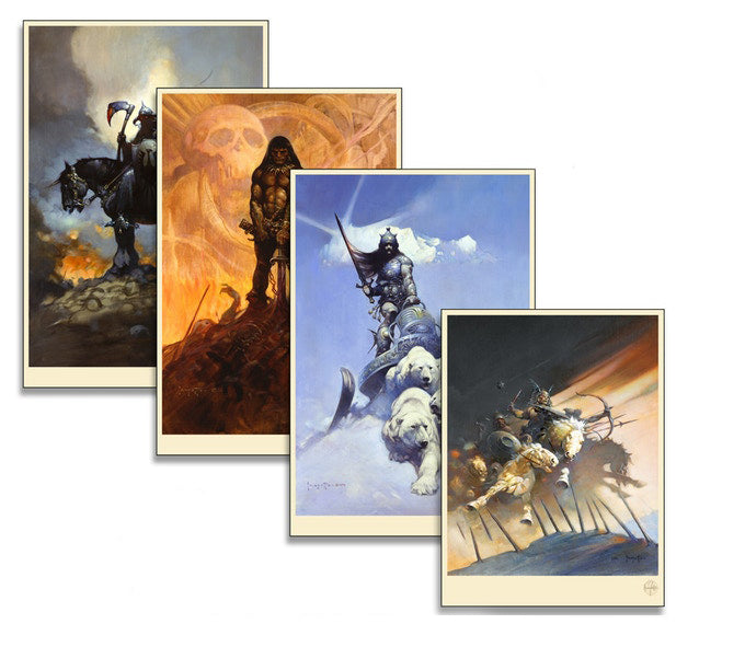 Frank Frazetta - Four Print Set - Spoke Art