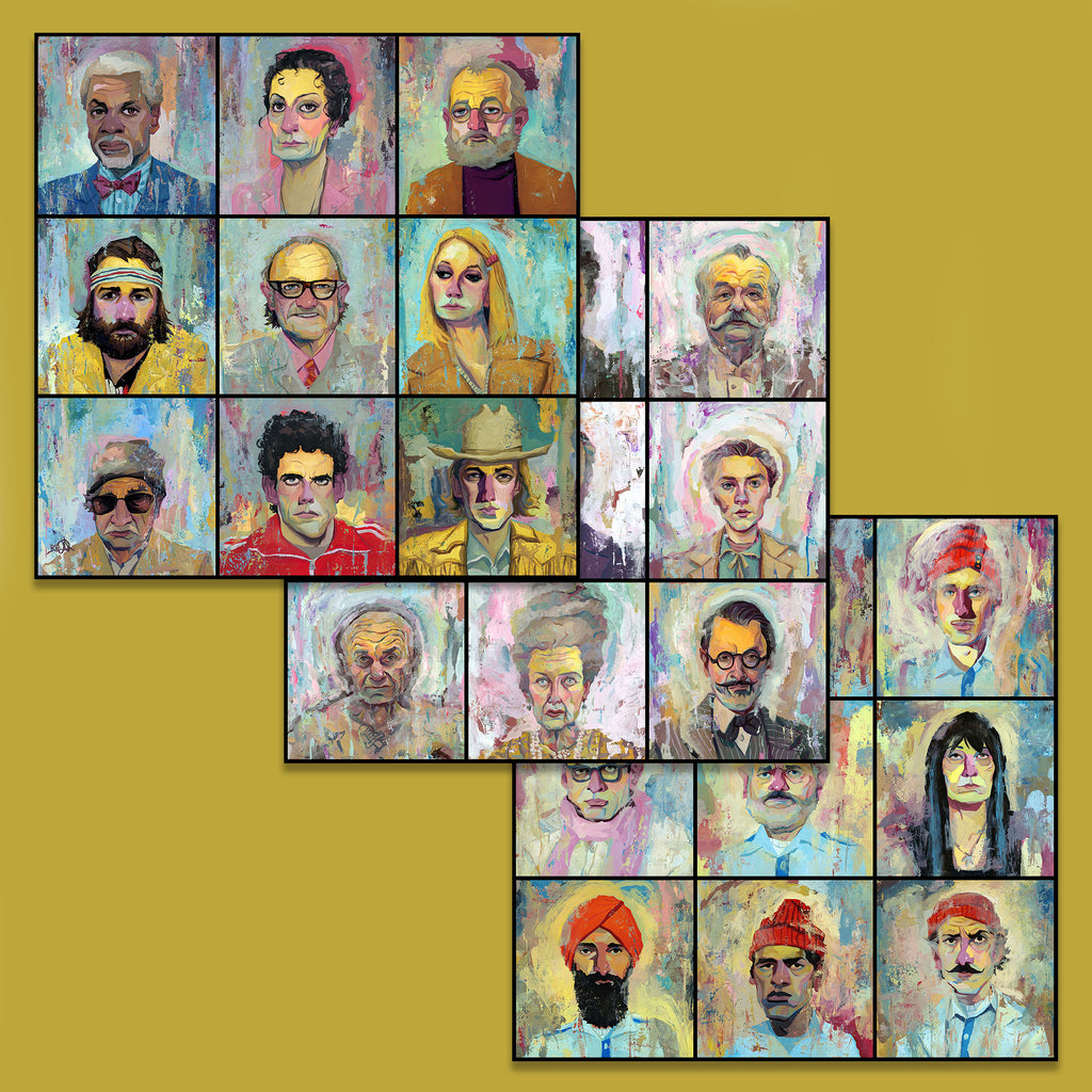 Wes Anderson prints by Rich Pellegrino