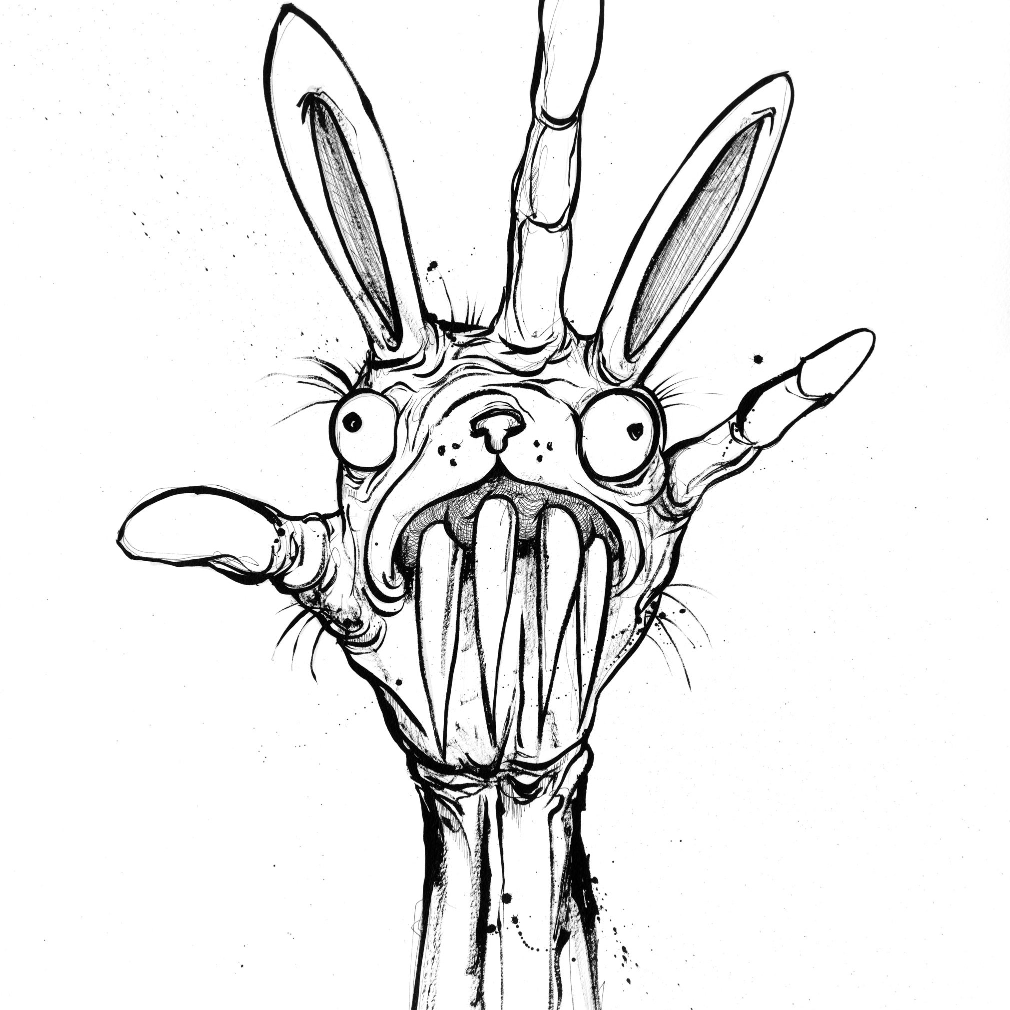 Alex Pardee - "ShunderHAND 10" - Spoke Art