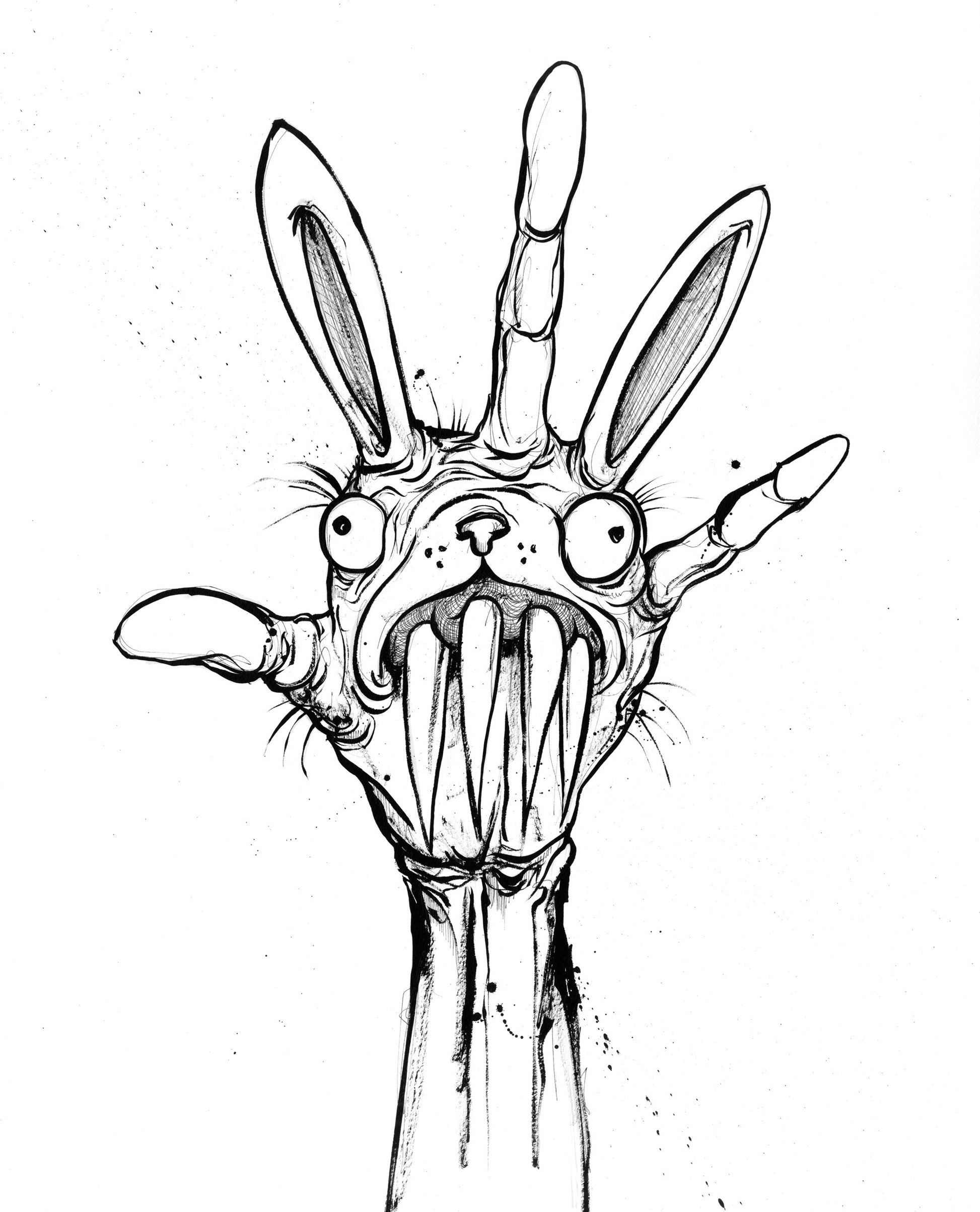 Alex Pardee - "ShunderHAND 10" - Spoke Art