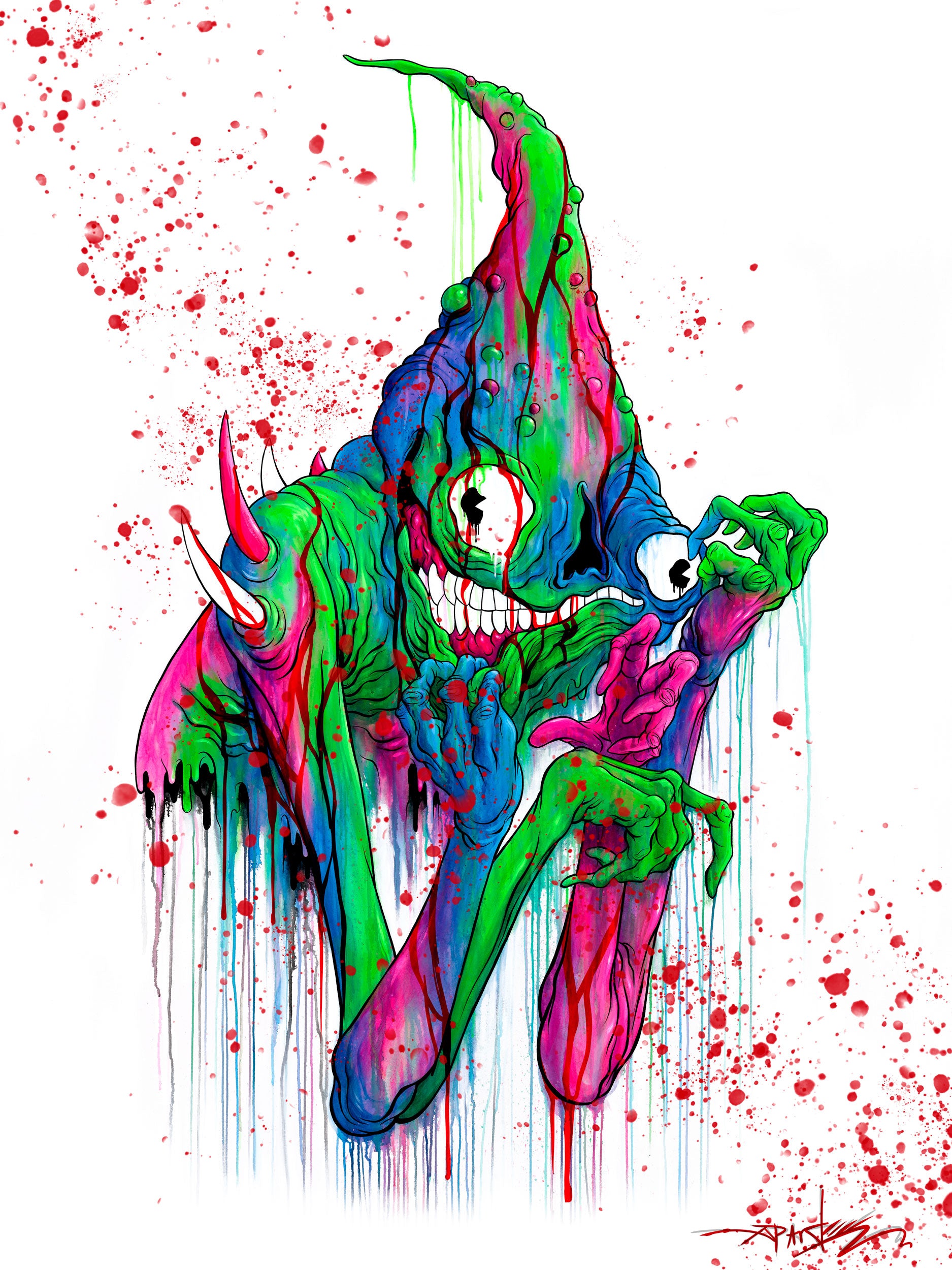 Alex Pardee - "The Amazing Benathan" print - Spoke Art