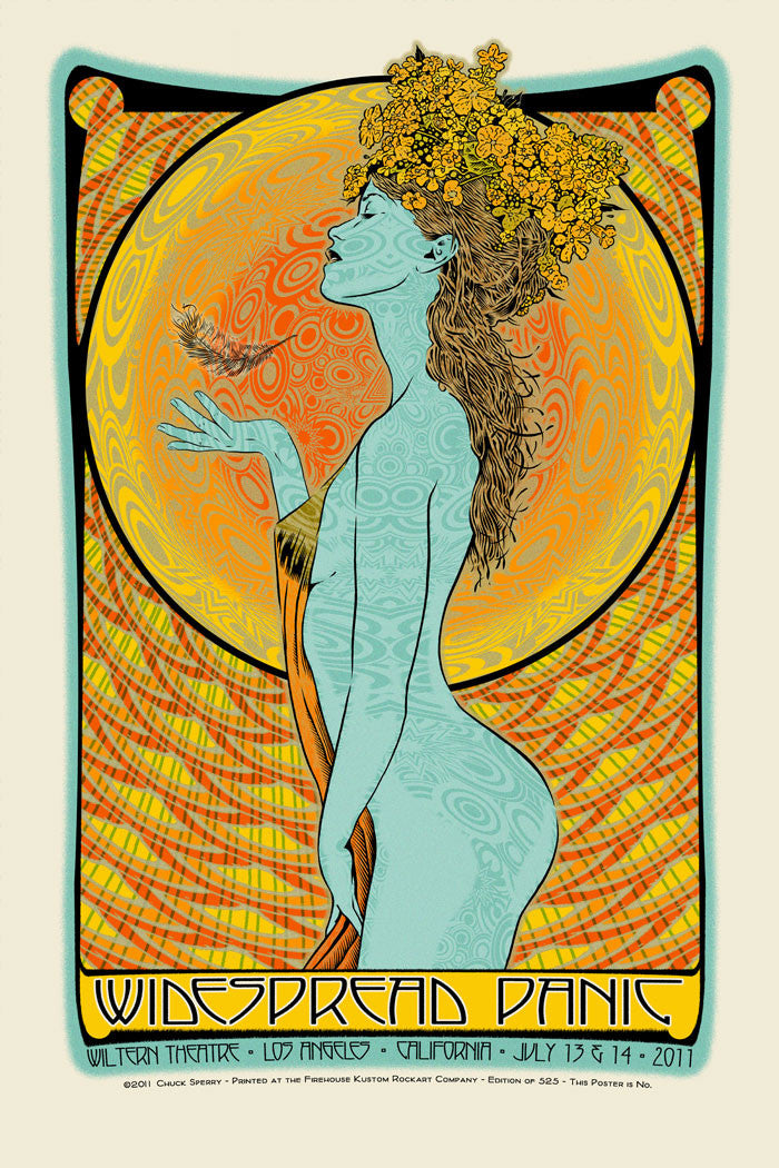 Chuck Sperry - “Summer” (Widespread Panic at the Wiltern Theatre, Los Angeles July 13 & 14, 2011) - Spoke Art