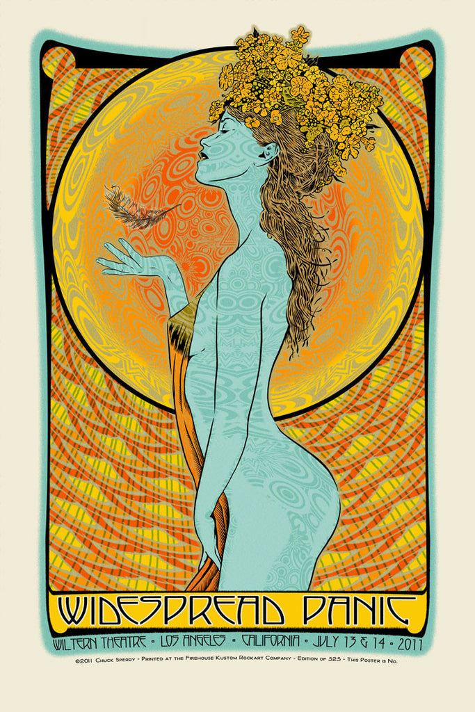 Chuck Sperry - “Summer” (Widespread Panic at the Wiltern Theatre, Los Angeles July 13 & 14, 2011) - Spoke Art