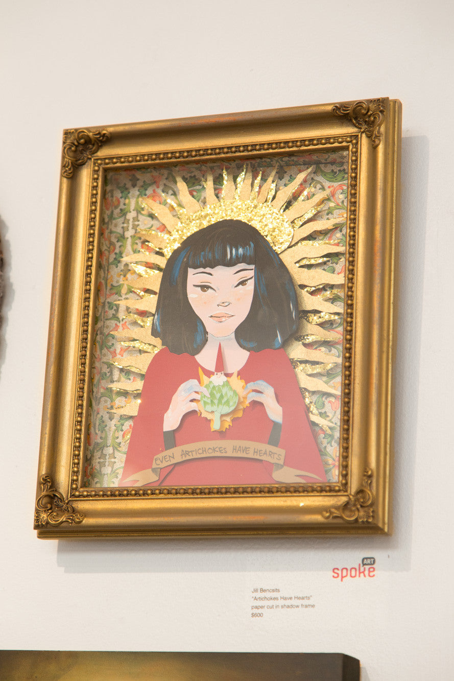 Jill Bencsits - "Artichokes Have Hearts" - Spoke Art