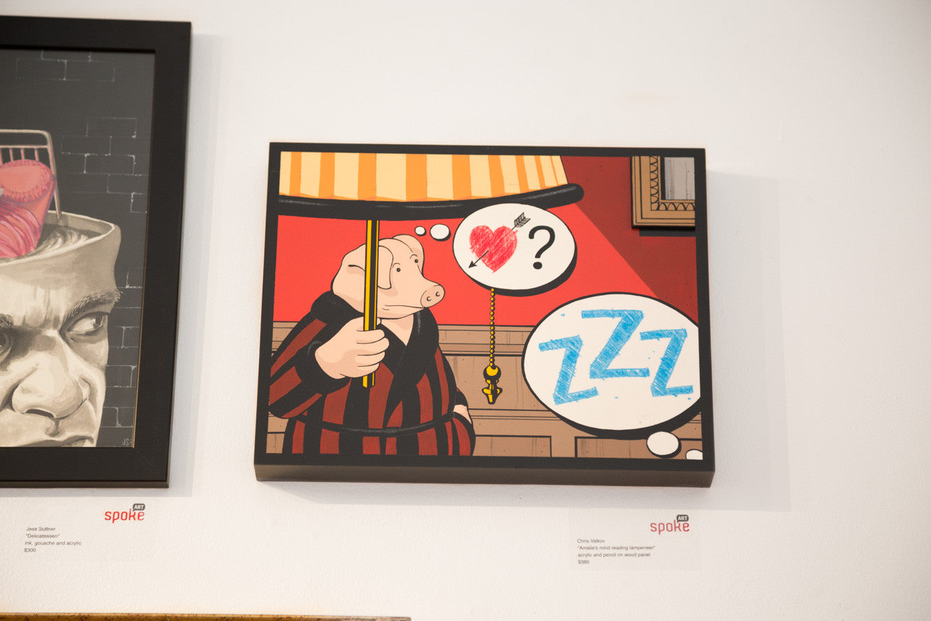 Chris Valkov - "Amelie's mind reading lampeneer" - Spoke Art