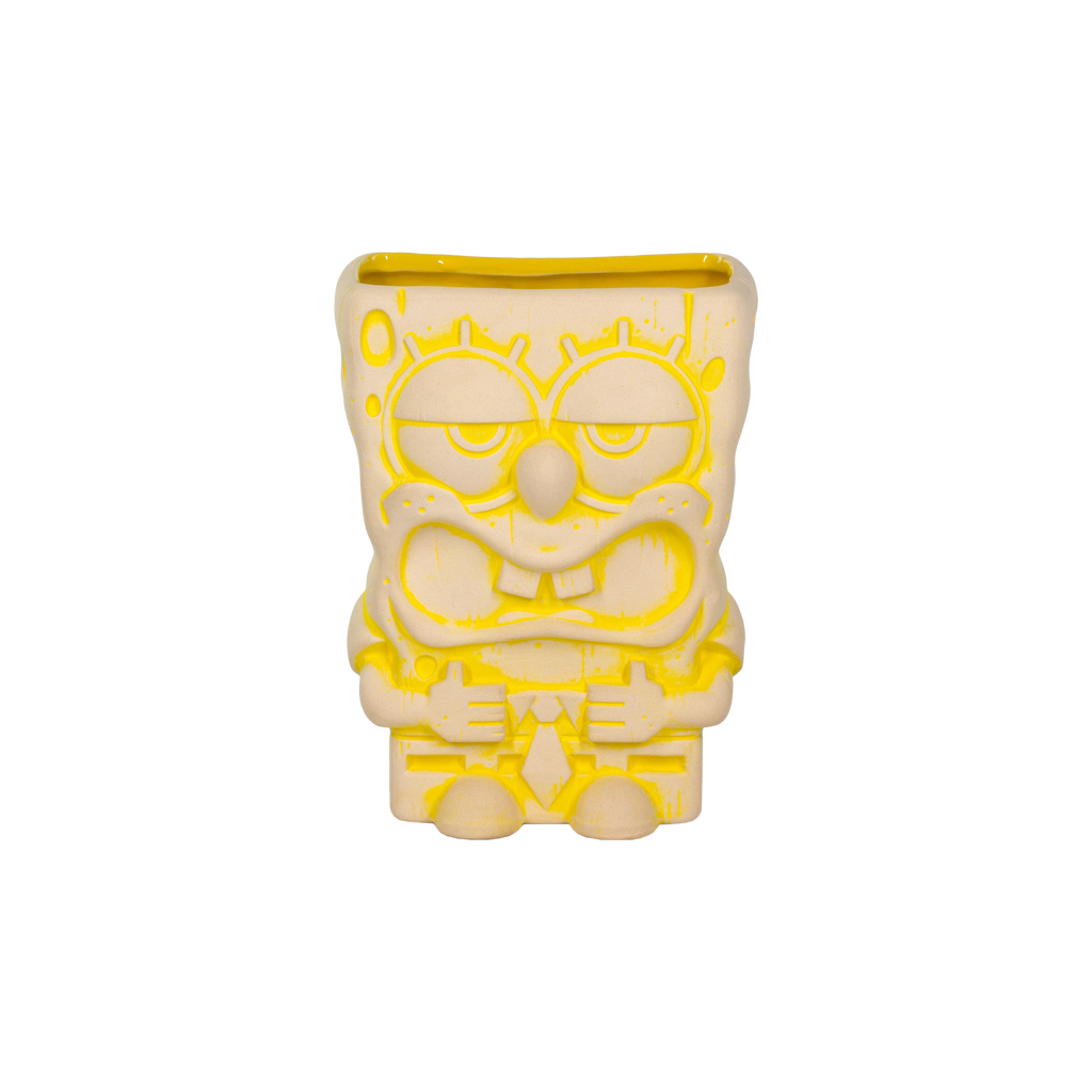 SpongeBob Squarepants yellow regular glaze tiki mug