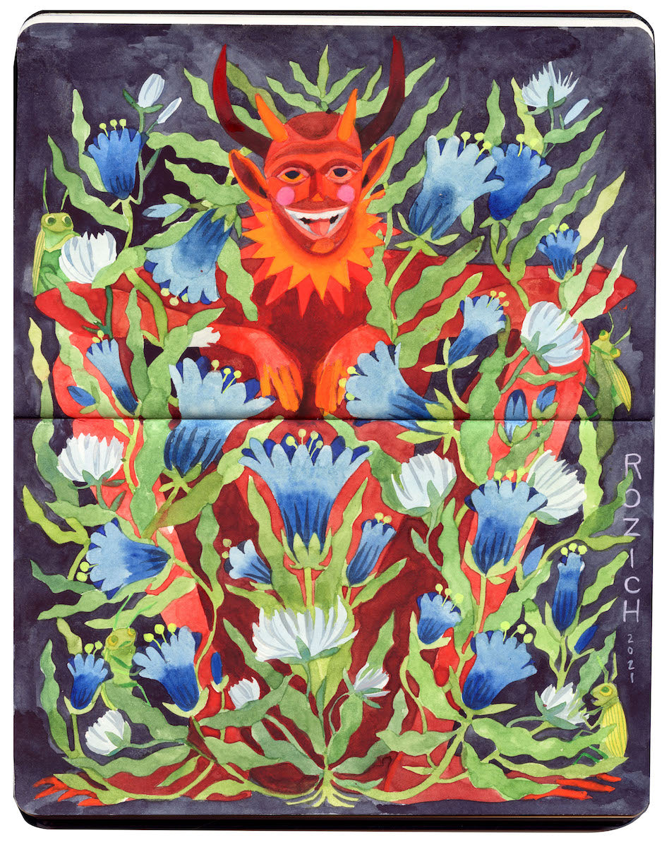 Stacey Rozich Have A Seat Moleskine artwork