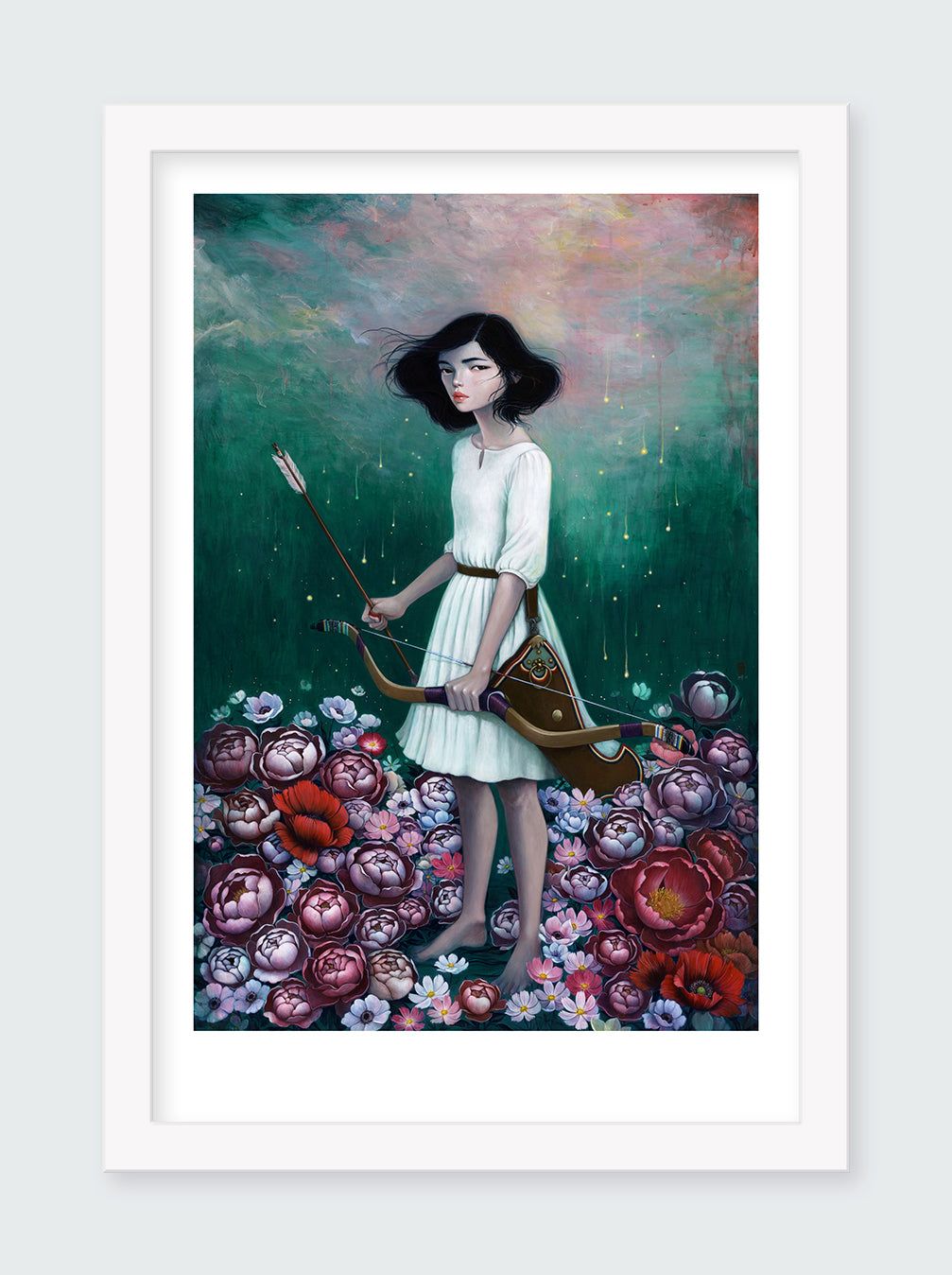 絵画｜原画｜油絵｜Interior Art｜The chilling girl 絵画｜原画｜油絵｜Interior Art｜The chilling girl