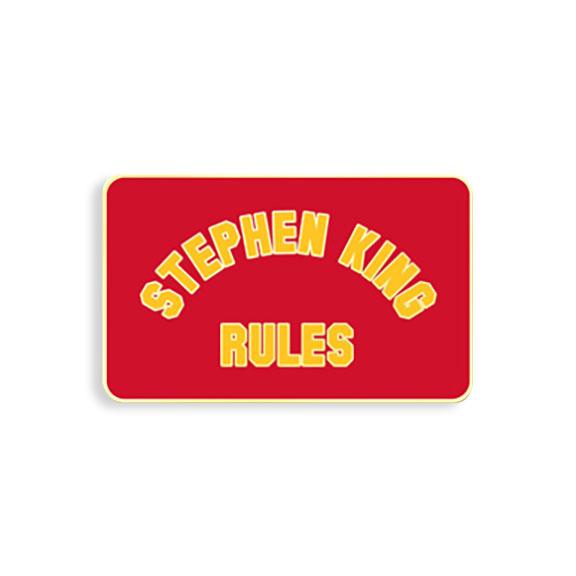 Stephen King Rules Pin - Spoke Art