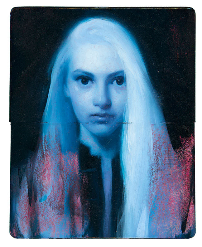 Stephen Bauman - "Young Woman in Blue" - Spoke Art