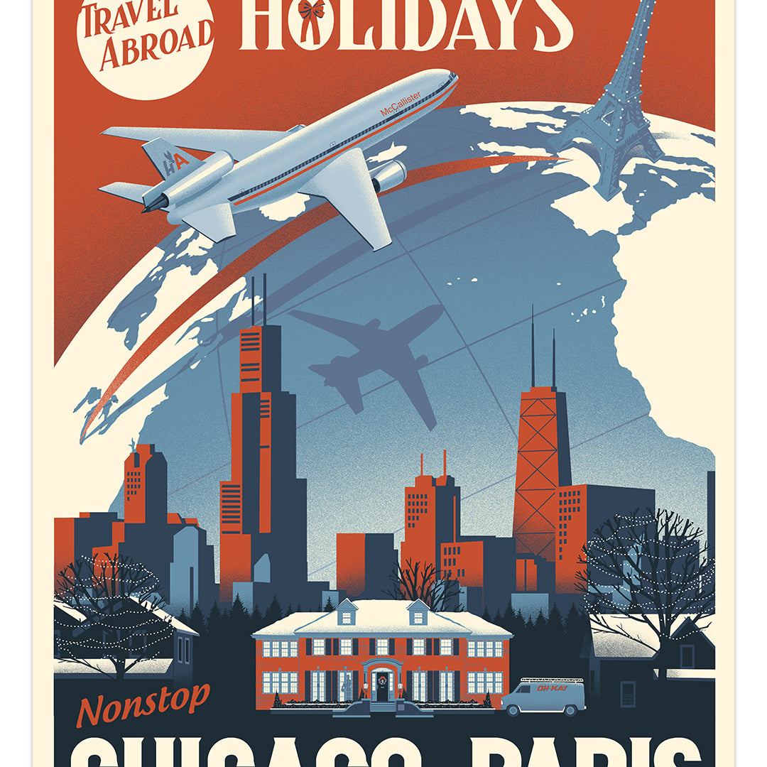 Steve Thomas - "Chicago to Paris for the Holidays" - Spoke Art